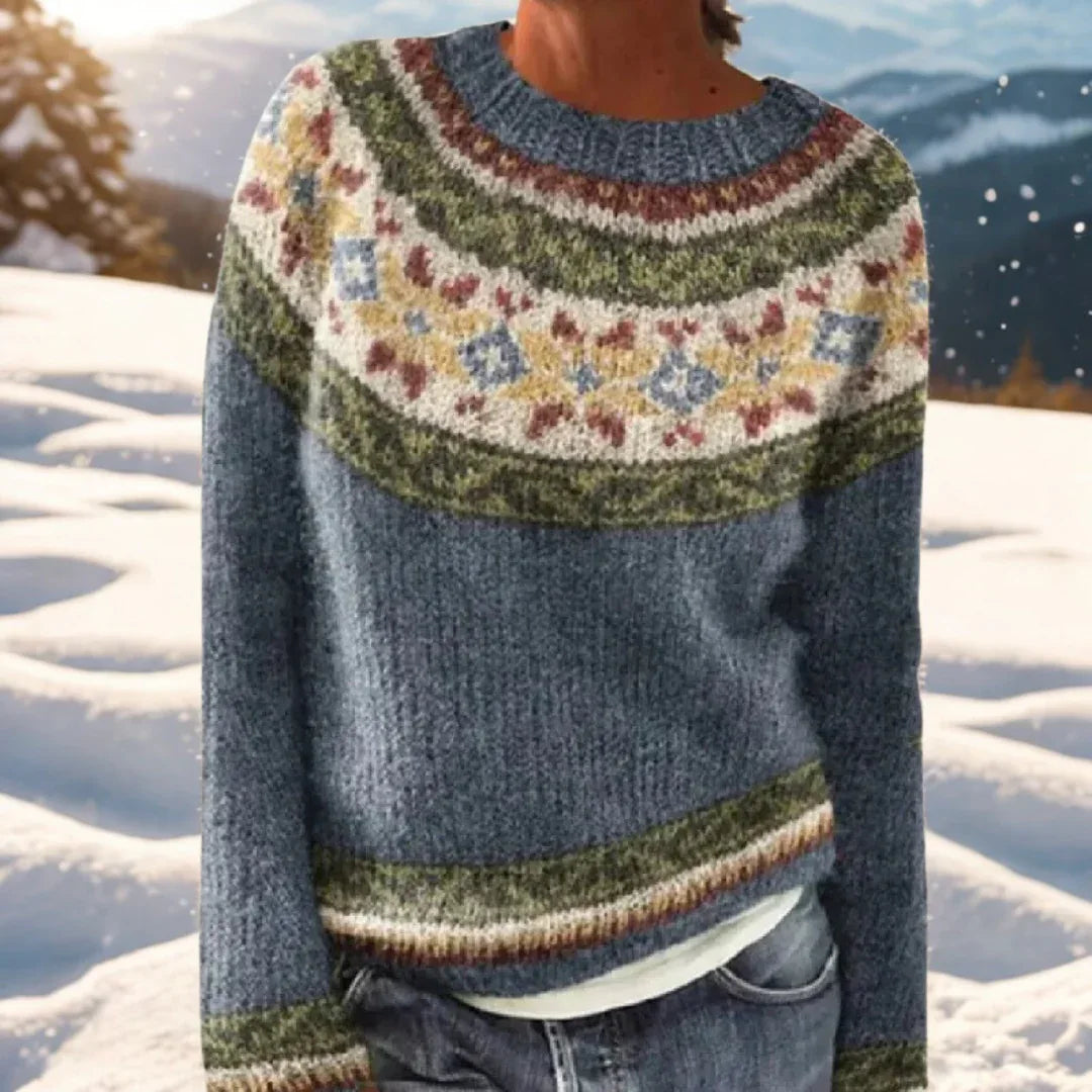 ASTRID – WARM SWEATER WITH REFINED NORDIC DETAILS