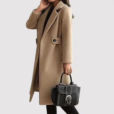 Wool Coat with Belt