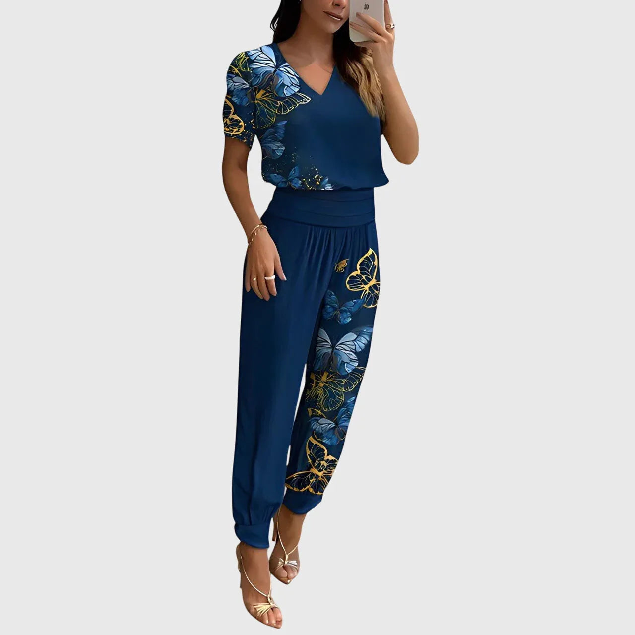 Stylish Blouse and Pants Set