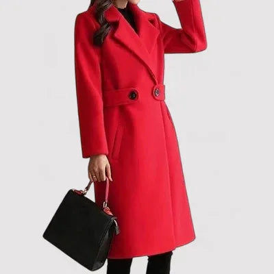Wool Coat with Belt