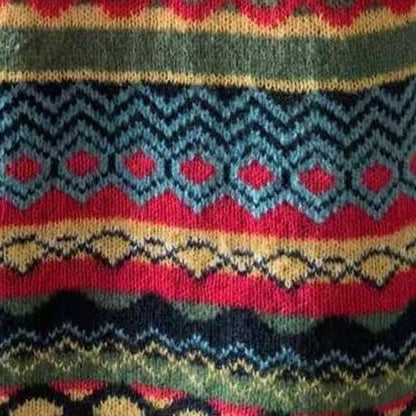 Liv – Winter Sweater with Nordic Shoulder Pattern
