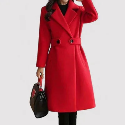 Wool Coat with Belt
