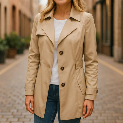Elegant Autumn Trench Coat
