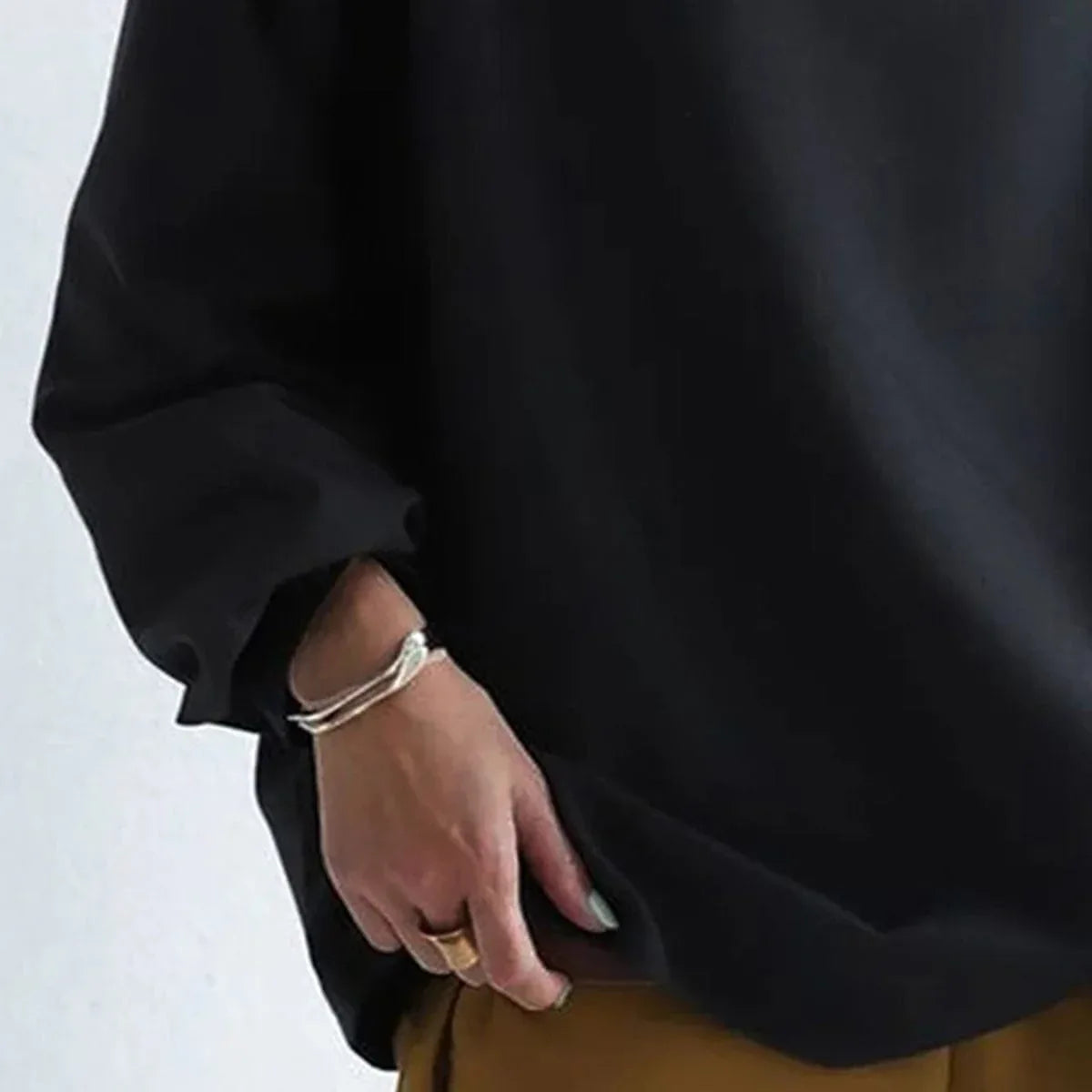High-Neck Casual Top