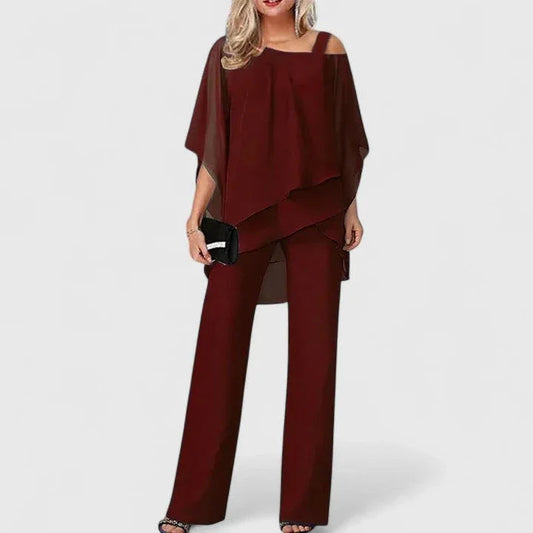 Elegant Two-Piece Pant Set