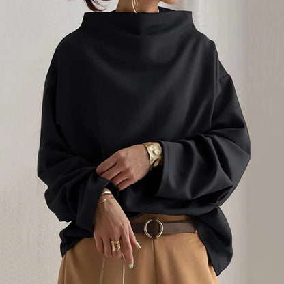 High-Neck Casual Top