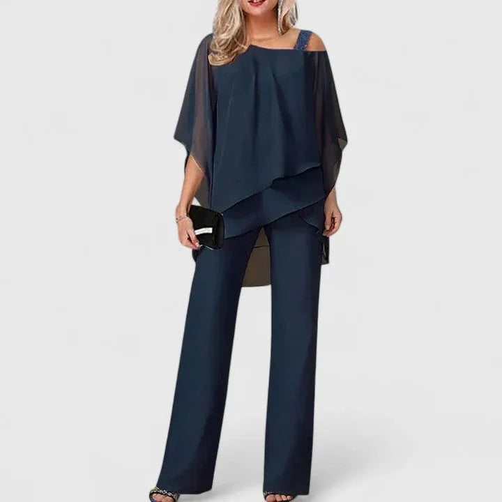 Elegant Two-Piece Pant Set